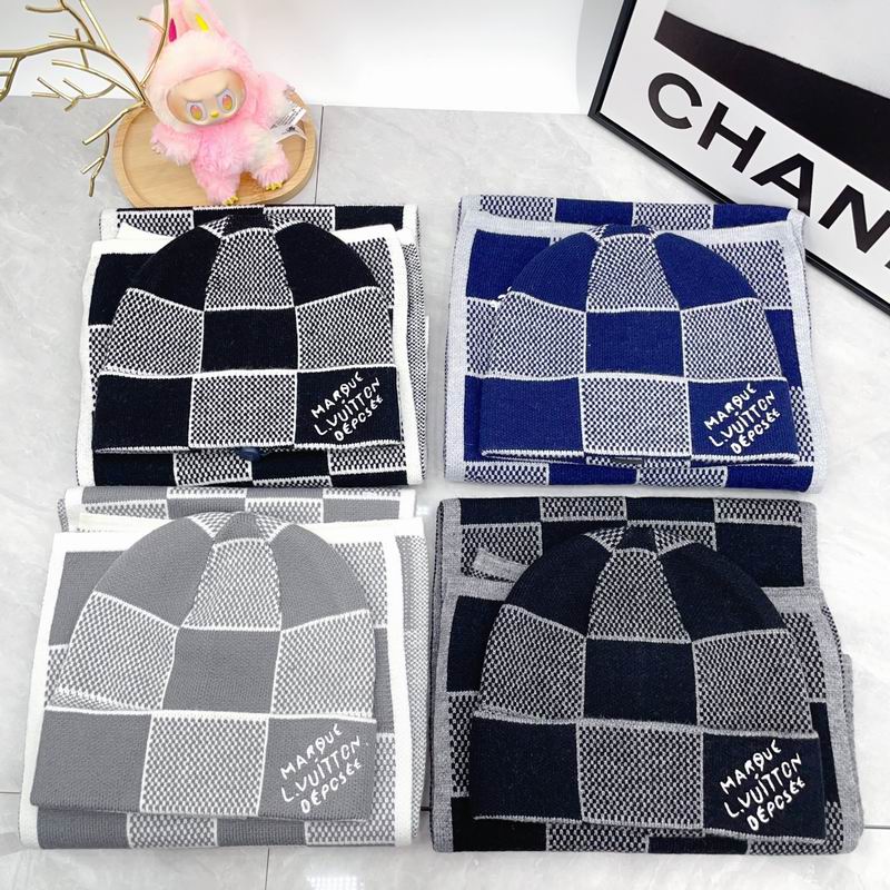 LV Scarf Hat 2PCS 0828
